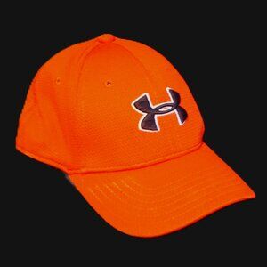 Under Armour Red with Black Logo Fitted Youth Small-Medium Ballcap Hat